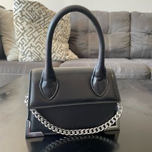 Aldo Black mini top handle or cross body bag